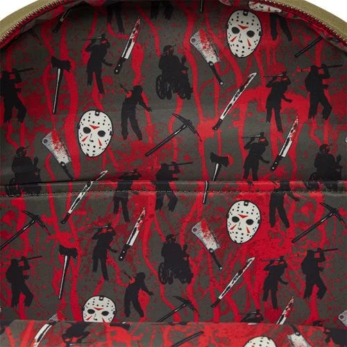 Friday the 13th Camp Crystal Lake Glow-in-the-Dark Full-Size Backpack