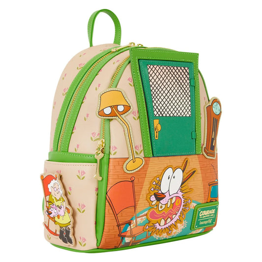 Courage the Cowardly Dog Lenticular Mini Backpack