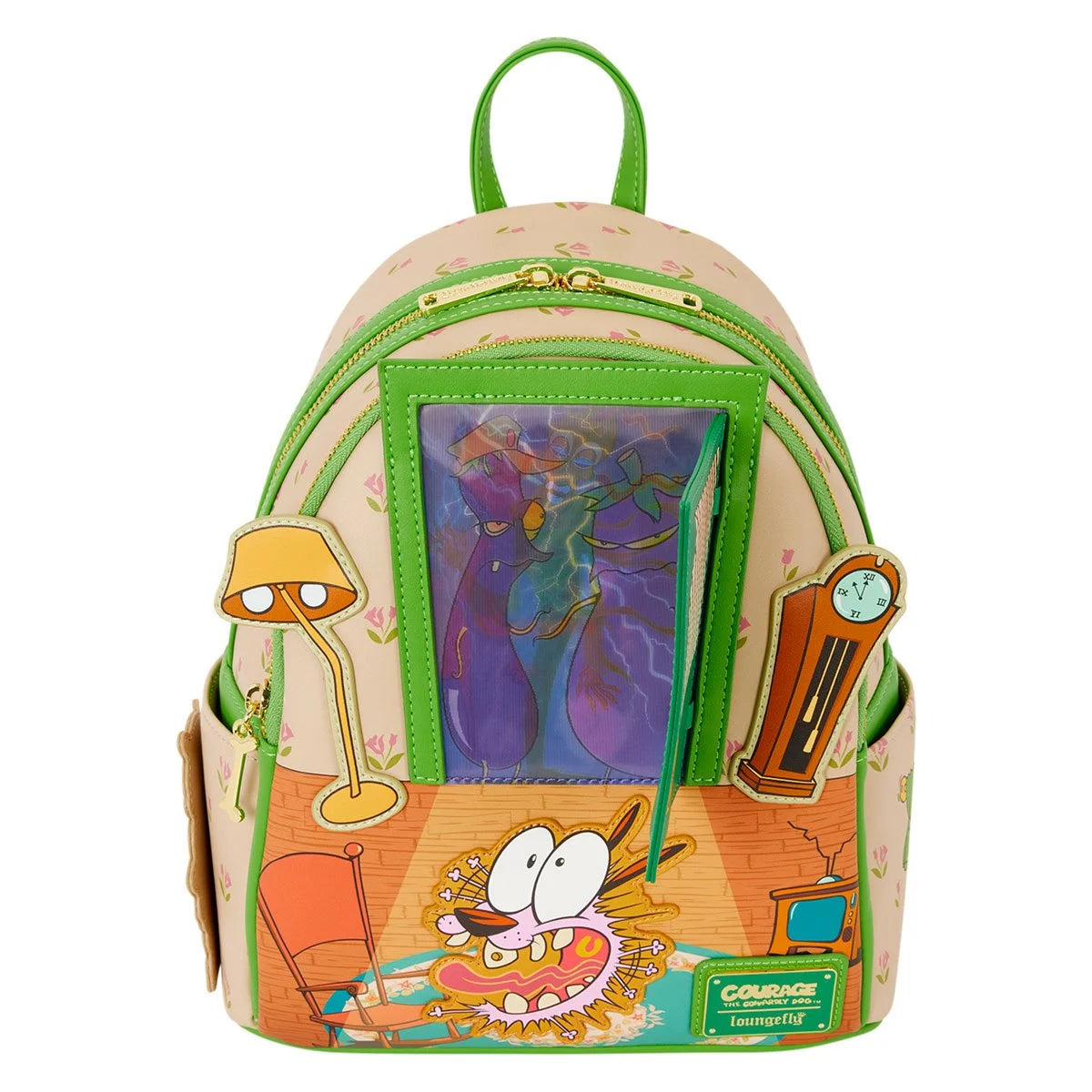 Courage the Cowardly Dog Lenticular Mini Backpack