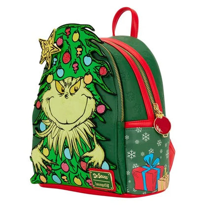 Dr. Seuss Grinch Holiday Tree Light-Up Mini-Backpack