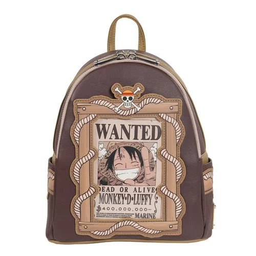 One Piece Wanted Dead or Alive Monkey D. Luffy Mini-Backpack - EE Exclusive