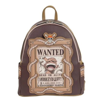 One Piece Wanted Dead or Alive Monkey D. Luffy Mini-Backpack - EE Exclusive