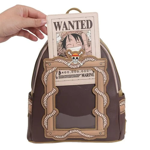One Piece Wanted Dead or Alive Monkey D. Luffy Mini-Backpack - EE Exclusive