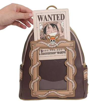 One Piece Wanted Dead or Alive Monkey D. Luffy Mini-Backpack - EE Exclusive