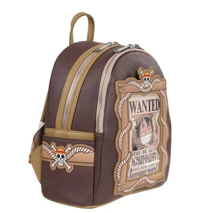 One Piece Wanted Dead or Alive Monkey D. Luffy Mini-Backpack - EE Exclusive