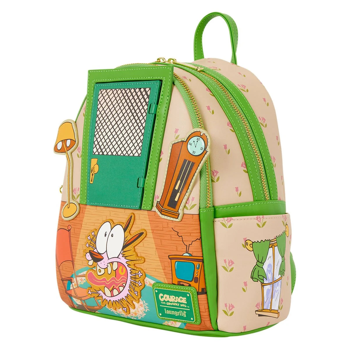 Courage the Cowardly Dog Lenticular Mini Backpack