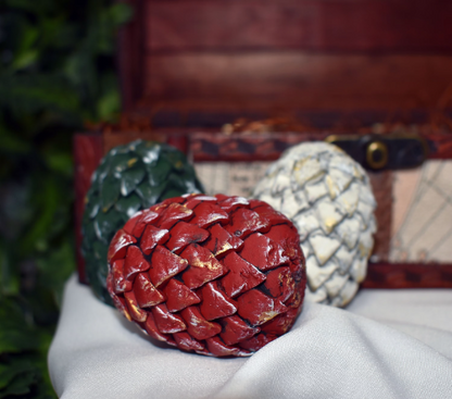 Handmade Mini Dragon Egg Set in Chest