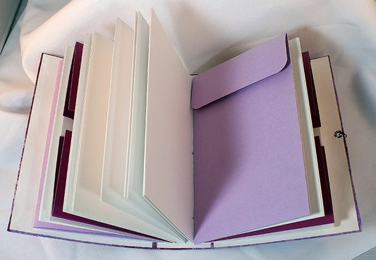 Handmade Mixed Media Art journal with pockets - 4-019