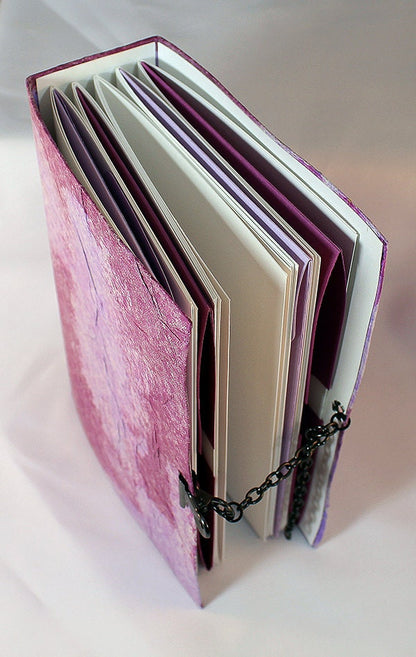 Handmade Mixed Media Art journal with pockets - 4-019