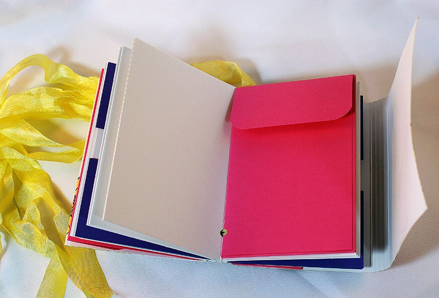 Handmade Flower Mixed Media Travel Journal