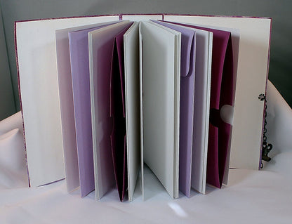 Handmade Mixed Media Art journal with pockets - 4-019