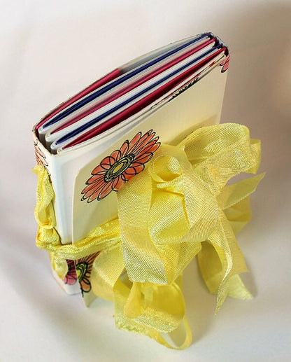 Handmade Flower Mixed Media Travel Journal