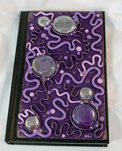 Purple Polymer Clay Sketchbook - 2-017