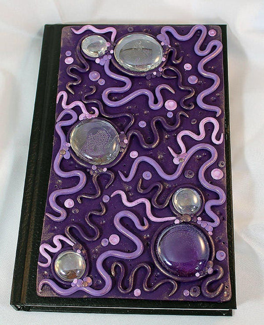 Purple Polymer Clay Sketchbook - 2-017