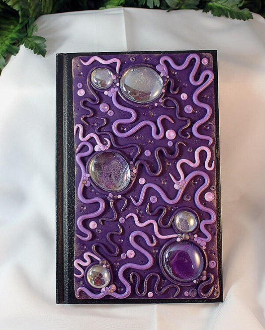 Purple Polymer Clay Sketchbook - 2-017
