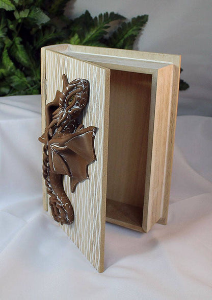 Polymer Clay Brown Dragon Book - 1-071