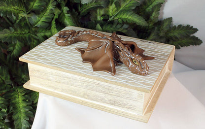 Polymer Clay Brown Dragon Book - 1-071