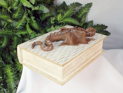 Polymer Clay Brown Dragon Book - 1-071