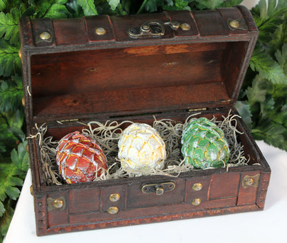 Mini Dragon Eggs in Brown Chest - 8-030