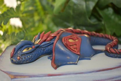 Handmade Superhero Themed Dragon Decor