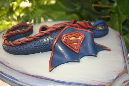 Handmade Superhero Themed Dragon Decor