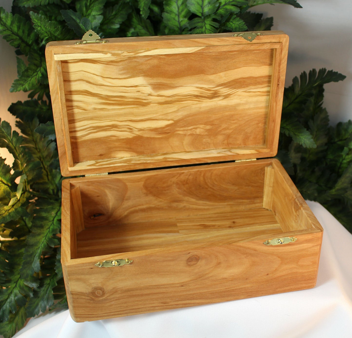 Polymer Clay Red and Black Dragon on Natural Wood Box - 1-089