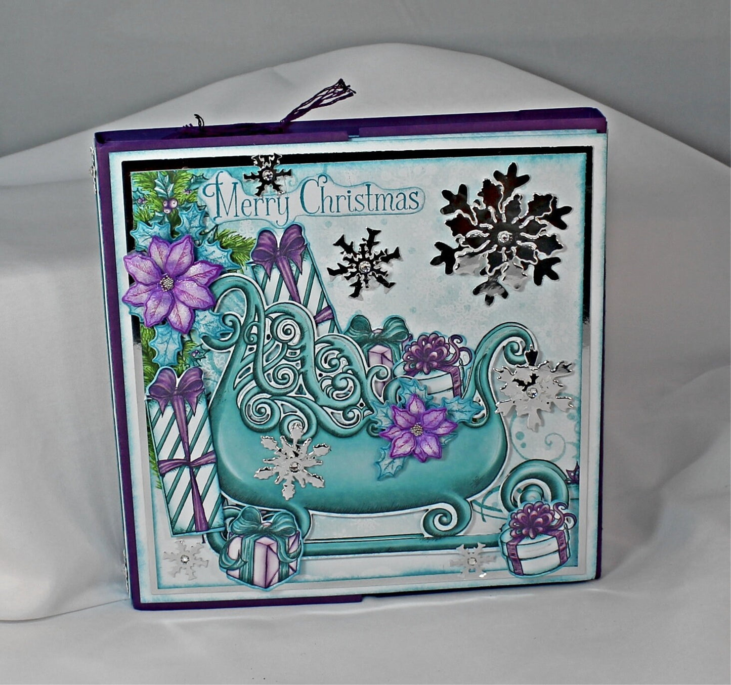 Handmade Scrapbook Christmas Album - Handmade