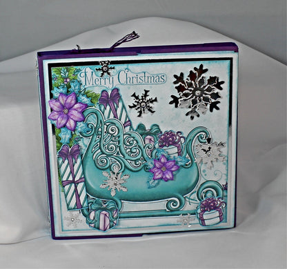 Handmade Scrapbook Christmas Album - Handmade