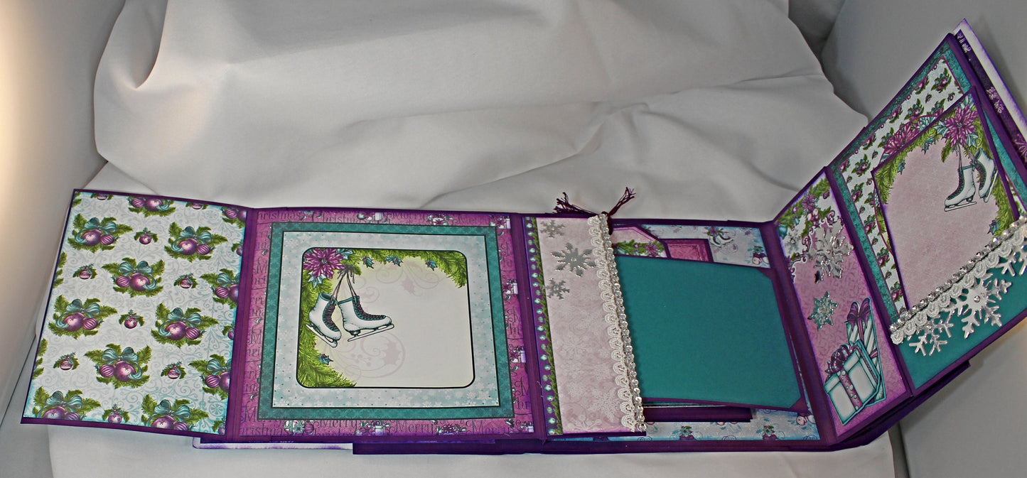 Handmade Scrapbook Christmas Album - Handmade