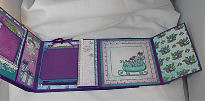 Handmade Scrapbook Christmas Album - Handmade