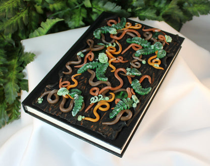 Hand Decorated Jungle Themed Sketchbook Journal