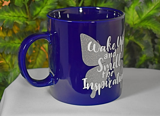 Blue 20oz "Inspiration" Coffee Mug - 9-022