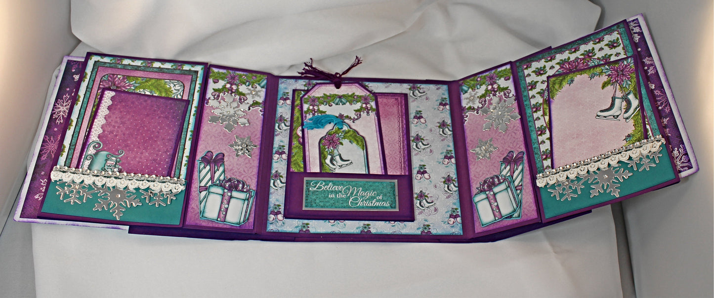 Handmade Scrapbook Christmas Album - Handmade