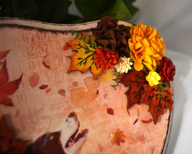 Mixed Media Dog Decorative Plaque - 7-061