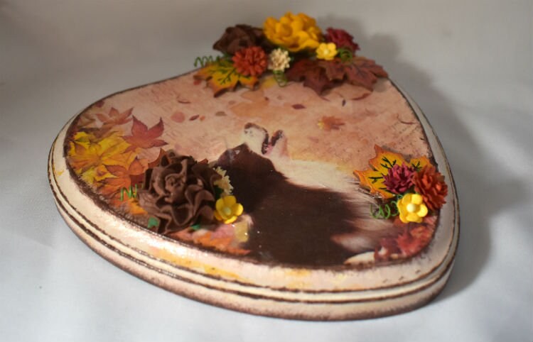 Mixed Media Dog Decorative Plaque - 7-061