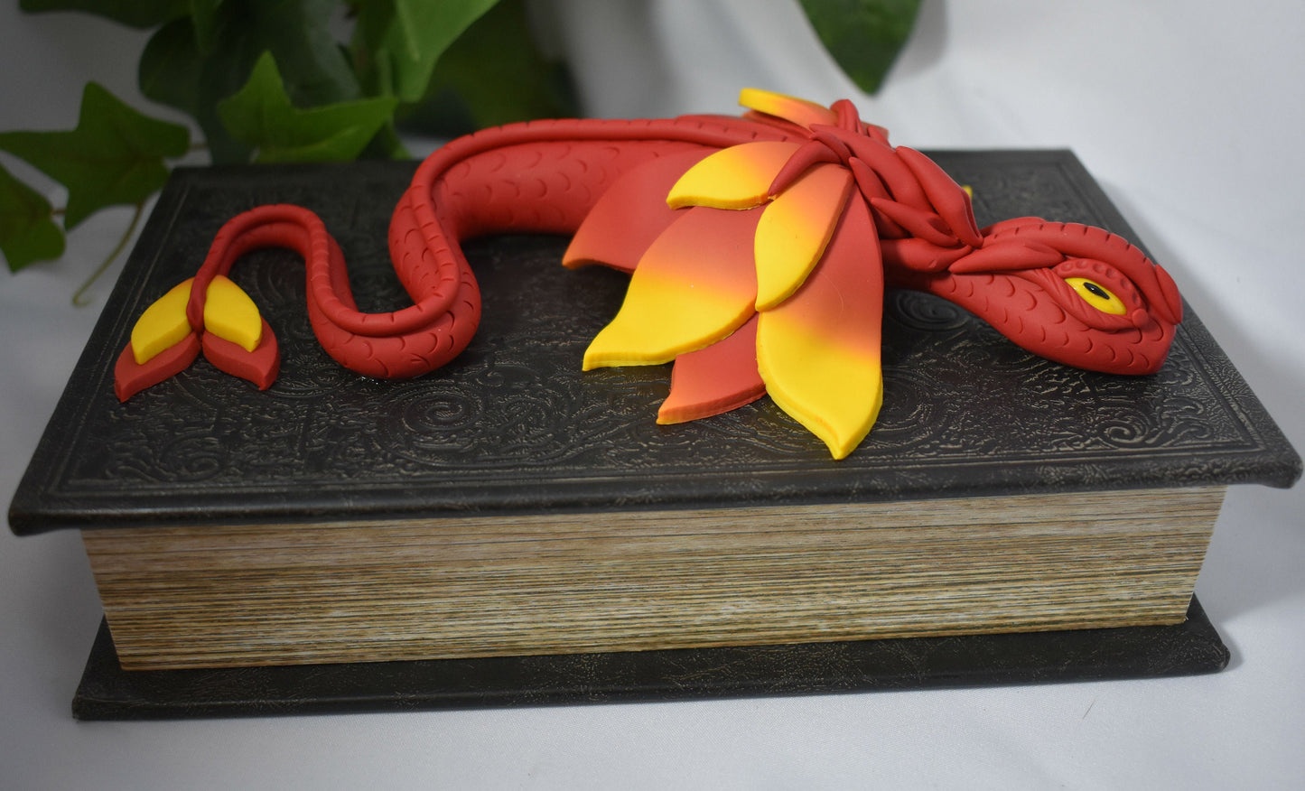 Polymer Clay Fire Dragon - 1-118