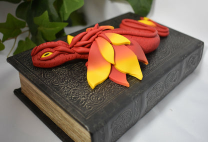 Polymer Clay Fire Dragon - 1-118