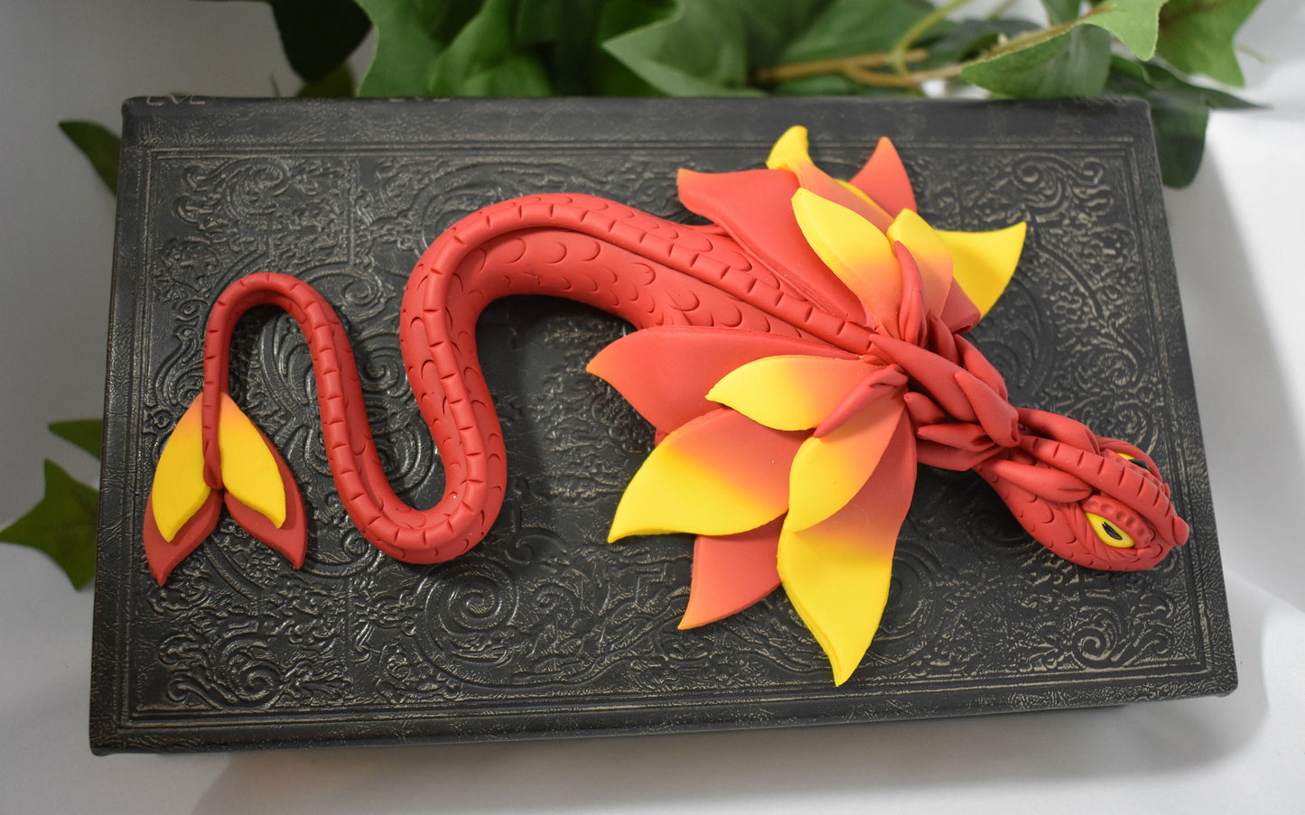 Polymer Clay Fire Dragon - 1-118