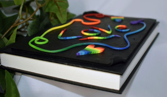 Polymer Clay Rainbow Sketchbook - 2-037