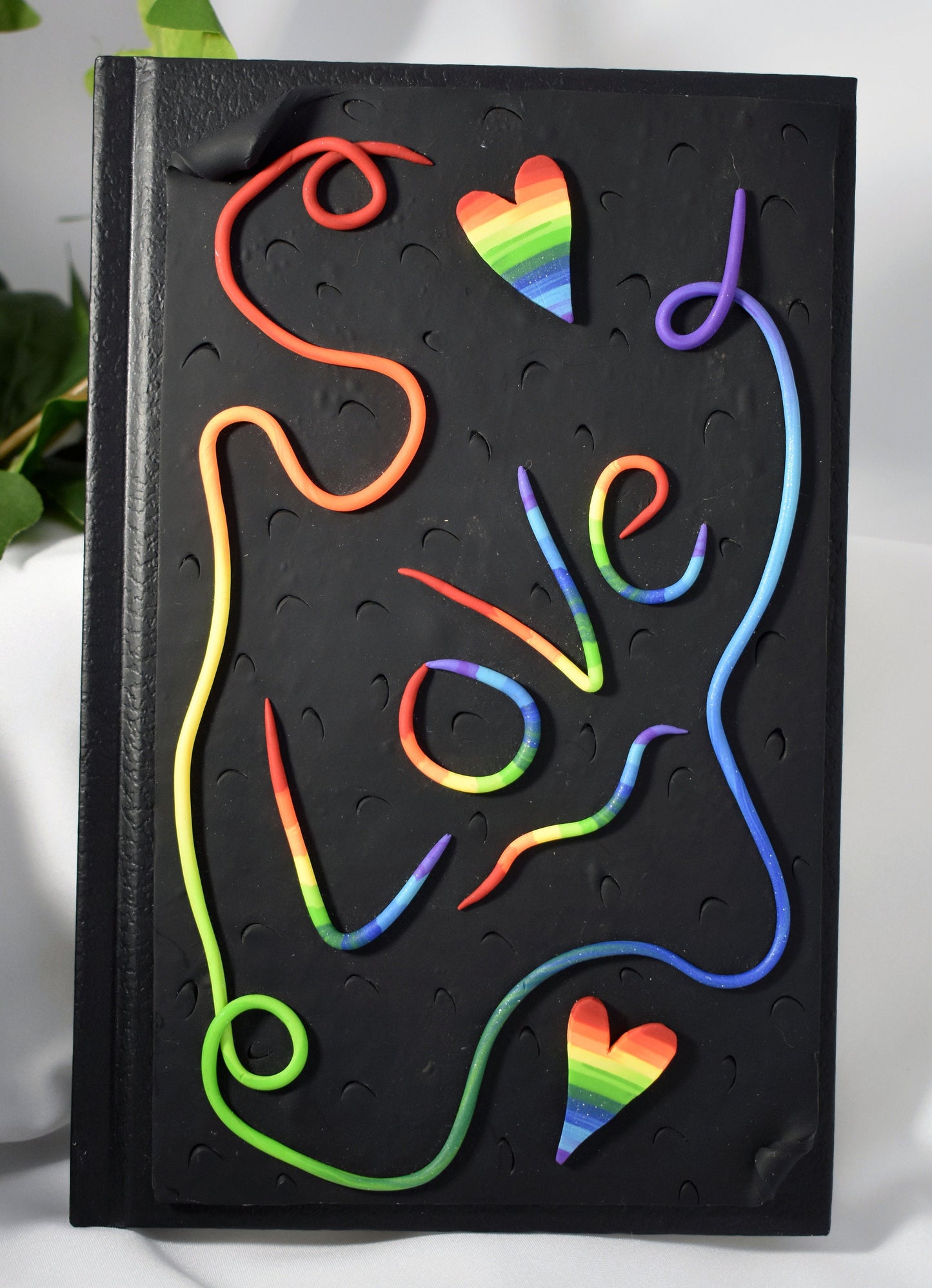 Polymer Clay Rainbow Sketchbook - 2-037