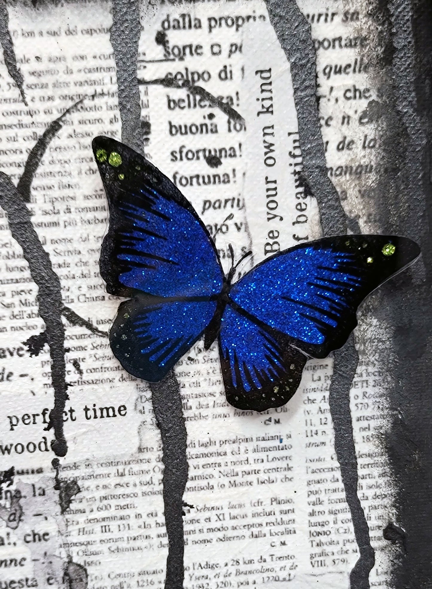 Mixed Media Handmade Canvas - Our Love Words - 11-024