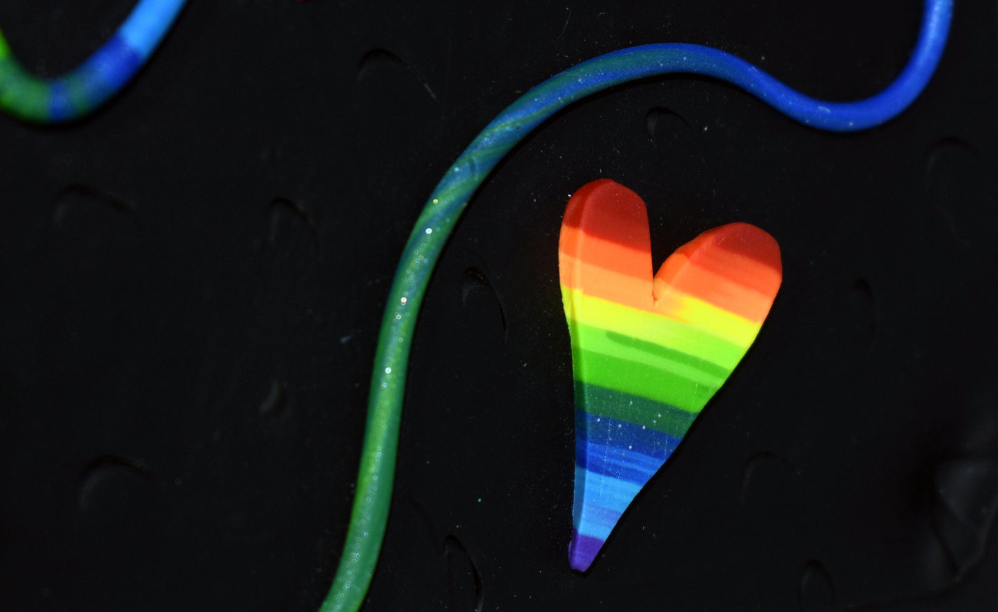 Polymer Clay Rainbow Sketchbook - 2-037