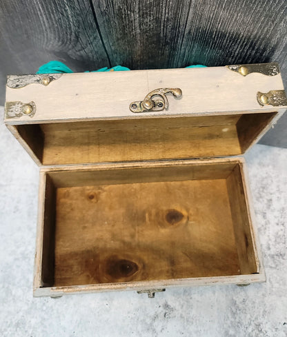 Polymer Clay Teal Dragon on Chest - 1-122