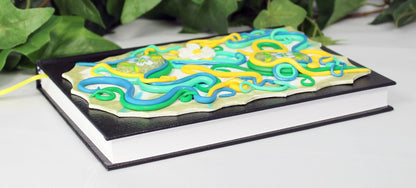 Polymer Clay Flower Journal Sketchbook - 2-004