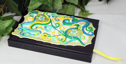 Polymer Clay Flower Journal Sketchbook - 2-004